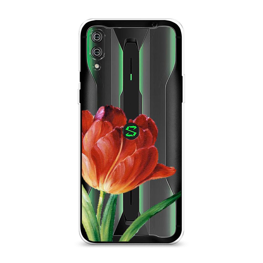 

Чехол Awog на Xiaomi Black Shark 2/2 Pro "Красный тюльпан", Разноцветный, 36450-8