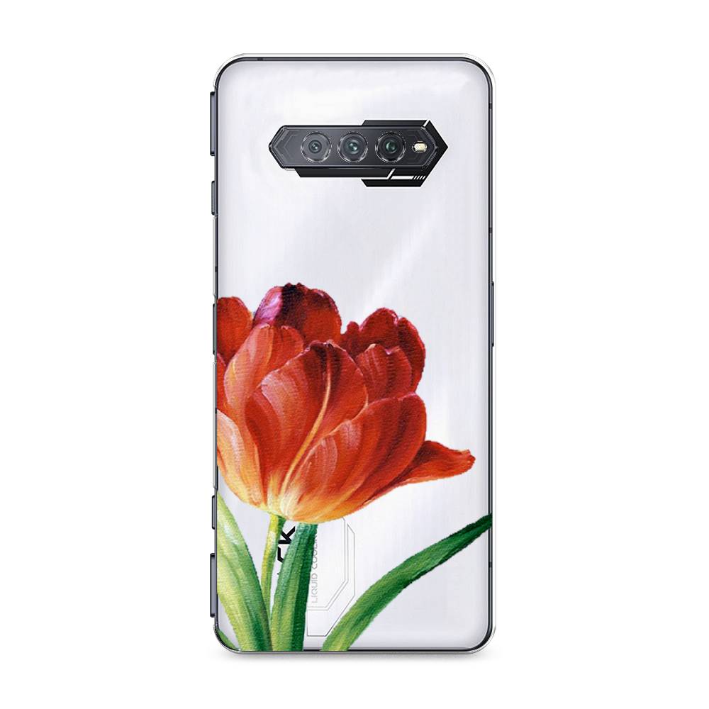 

Чехол Awog на Xiaomi Black Shark 4/4S/4S Pro/4 Pro "Красный тюльпан", Разноцветный, 311550-8