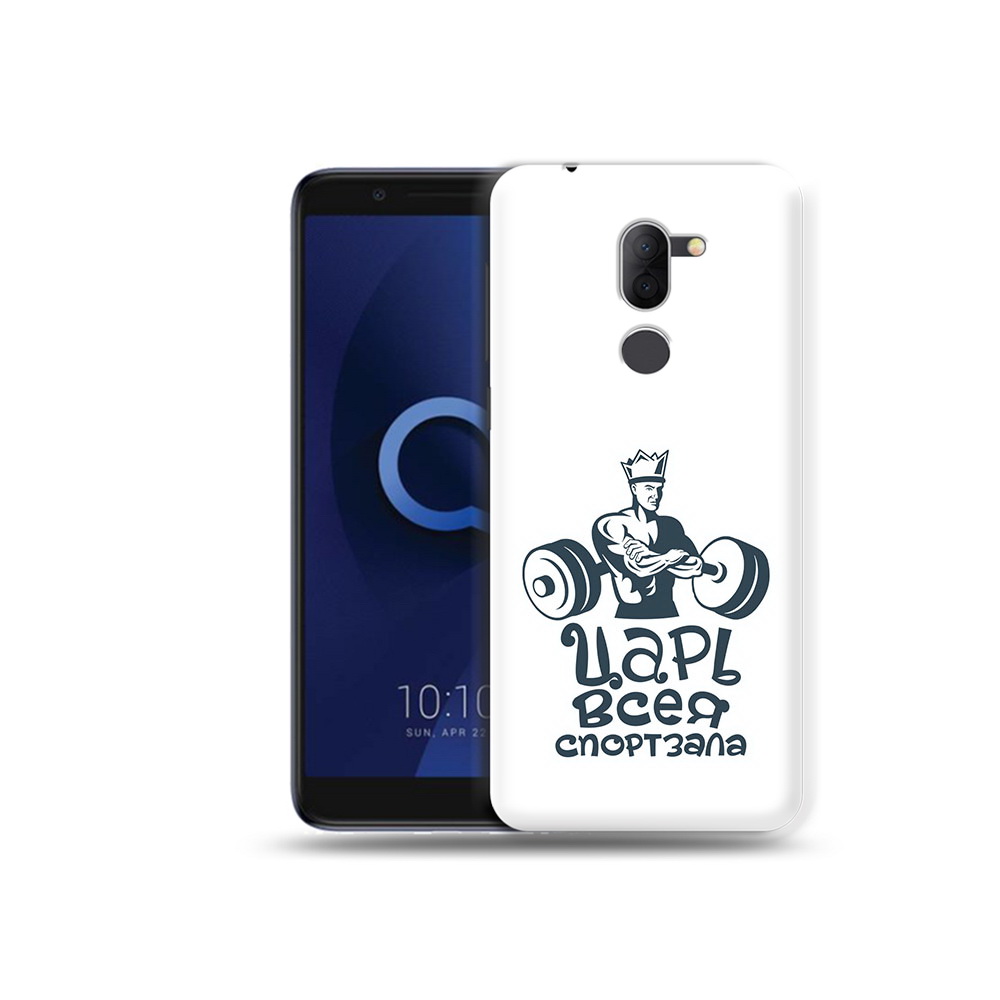 

Чехол MyPads Tocco для Alcatel 3X бодибилдинг царь спортзала (PT112114.674.239), Прозрачный, Tocco