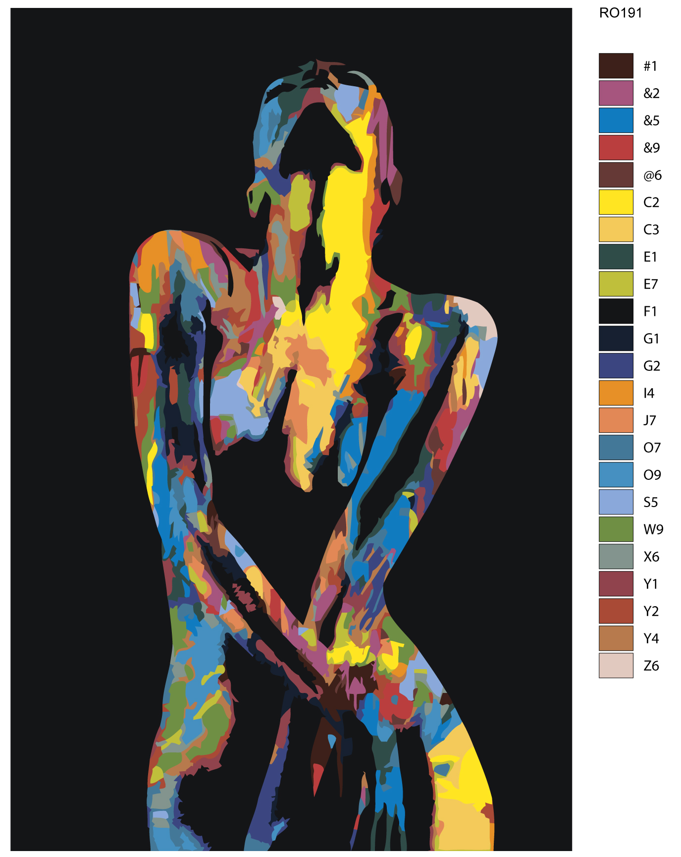 

Картина по номерам, Живопись по номерам, 80 x 120, RO191, RO191