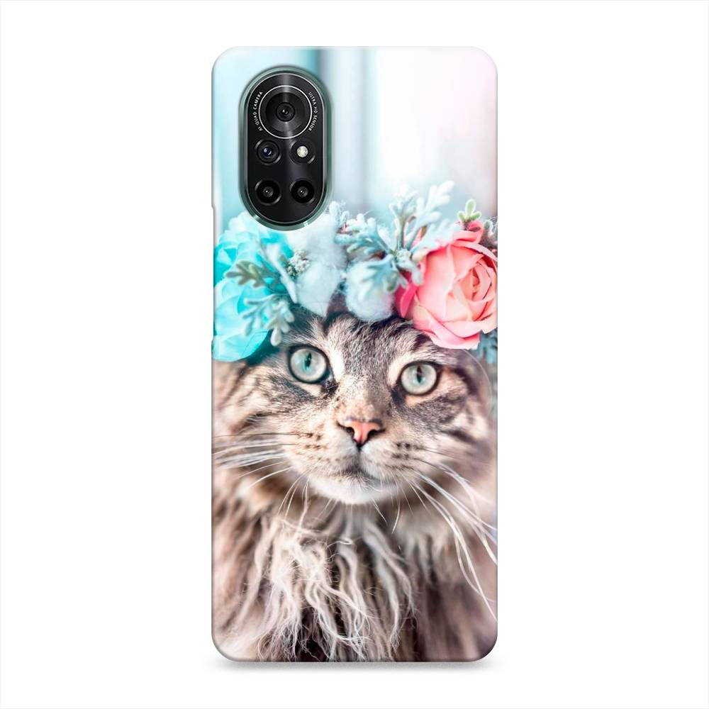 

Чехол Awog "Кот в венке" для Honor V40 Lite, 6105120-1