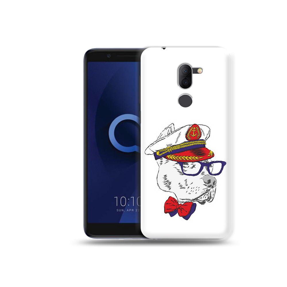 

Чехол MyPads Tocco для Alcatel 3X бульдог (PT112114.674.251), Прозрачный, Tocco