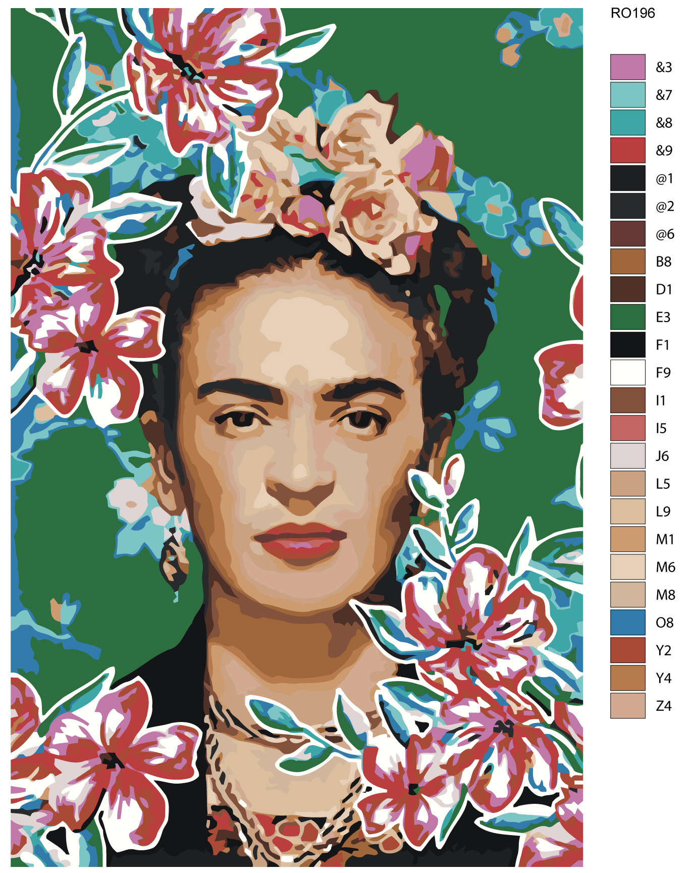 

Картина по номерам, Живопись по номерам, 48 x 72, RO196, RO196