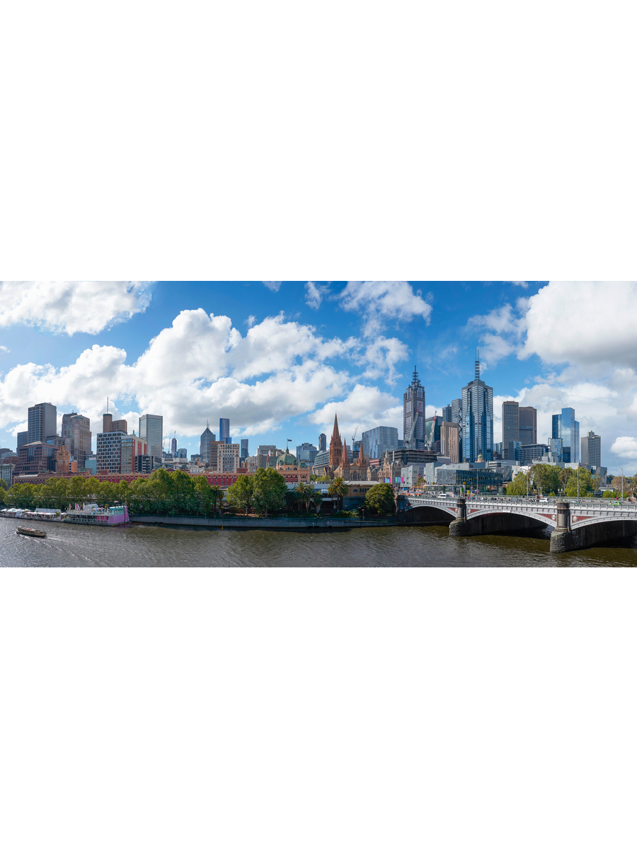 

Постер DRABS A3 Панорамный вид на красивый городской пейзаж Мельбурна