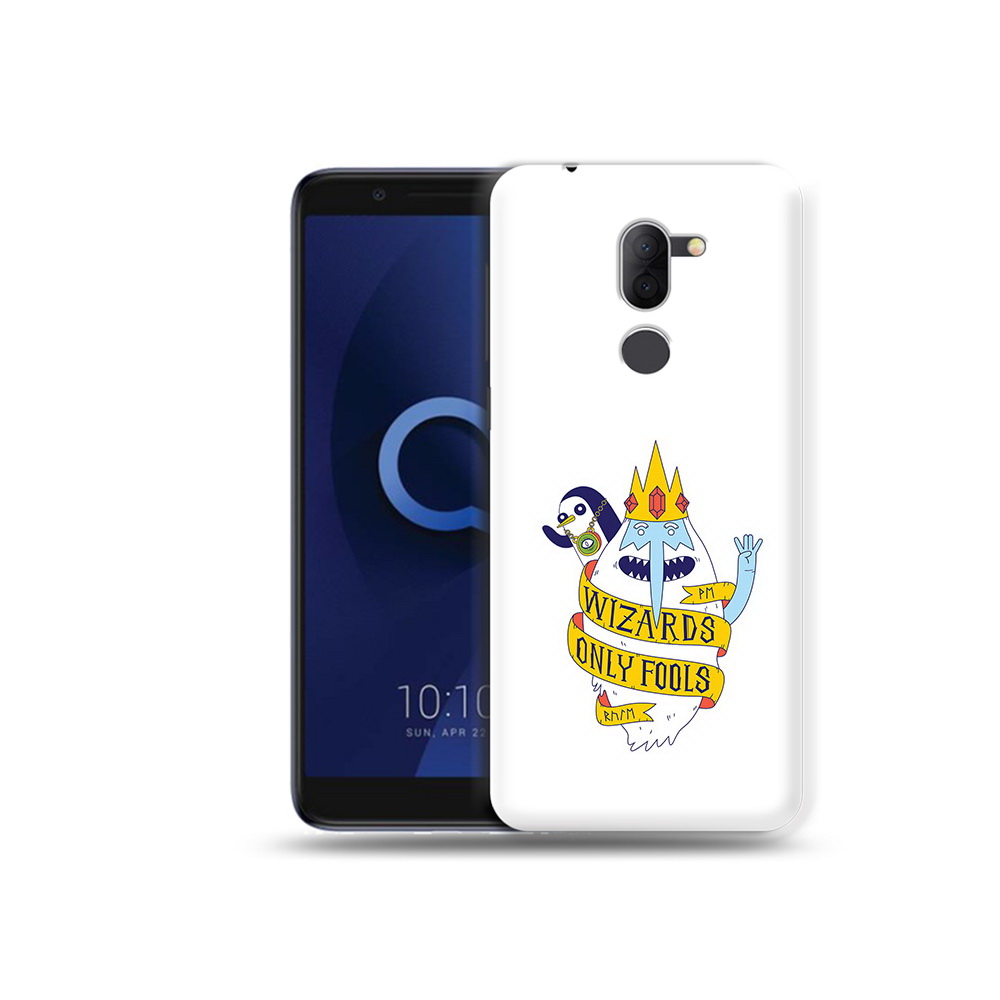 

Чехол MyPads Tocco для Alcatel 3X время приключений снежный король (PT112114.674.278), Прозрачный, Tocco