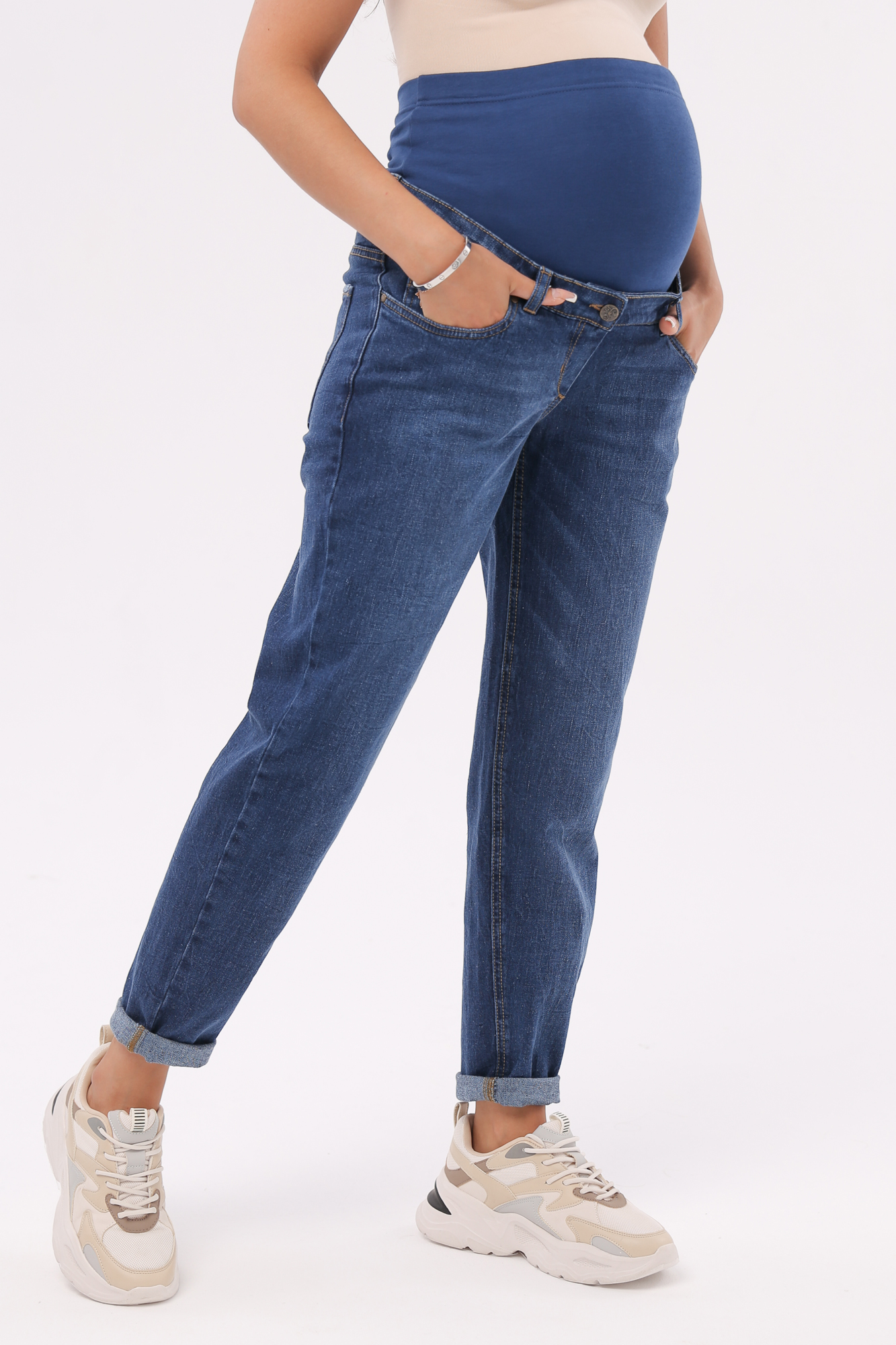

Джинсы для беременных женские Mama's fantasy 01619VDS 301 синие M, 01619VDS 301