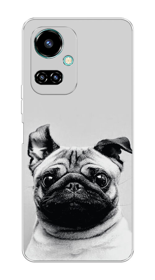 

Чехол Awog на Tecno Camon 19/19 Pro 4G "Ушастый мопс", Разноцветный, 302250-1