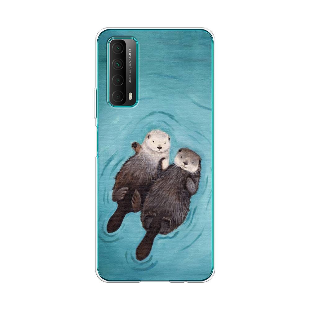 

Чехол Awog на Huawei P Smart 2021 "Парочка бобров", Разноцветный, 6104750-10