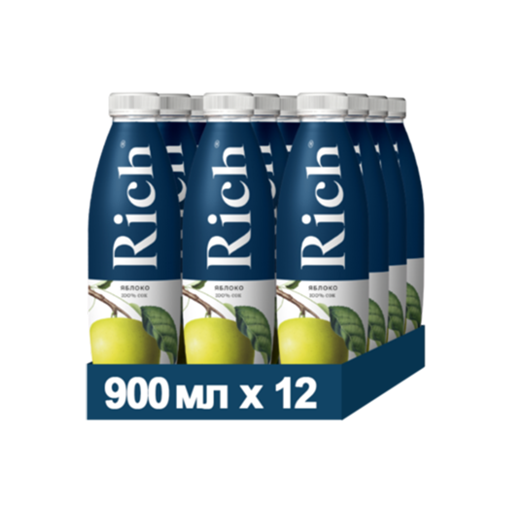 

Сок Rich Яблоко 12 шт по 0,9 л