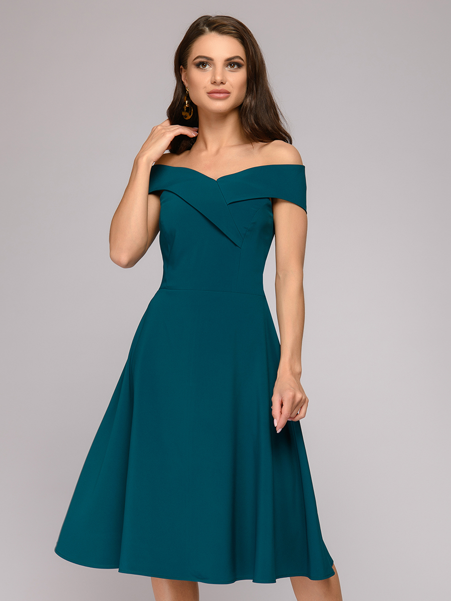 фото Платье женское 1001dress dm01511 зеленое 40