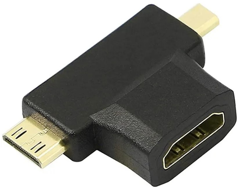 фото Переходник ks-is hdmi - micro hdmi/mini hdmi ks-361 black