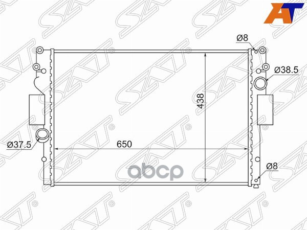 

SAT Радиатор IVECO DAILY 29L 2,3D F1AE 99-