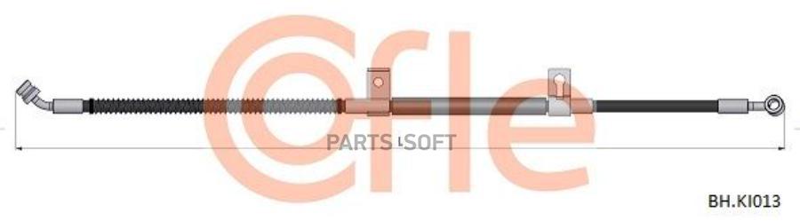

Шланг Тормозной Передн Лев Kia Sorento 06- Cofle 92.BH.KI013