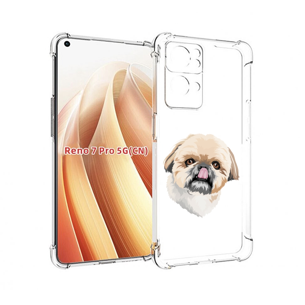 

Чехол MyPads собачка-с-язычком для OPPO Reno7 Pro 5G, Прозрачный, Tocco