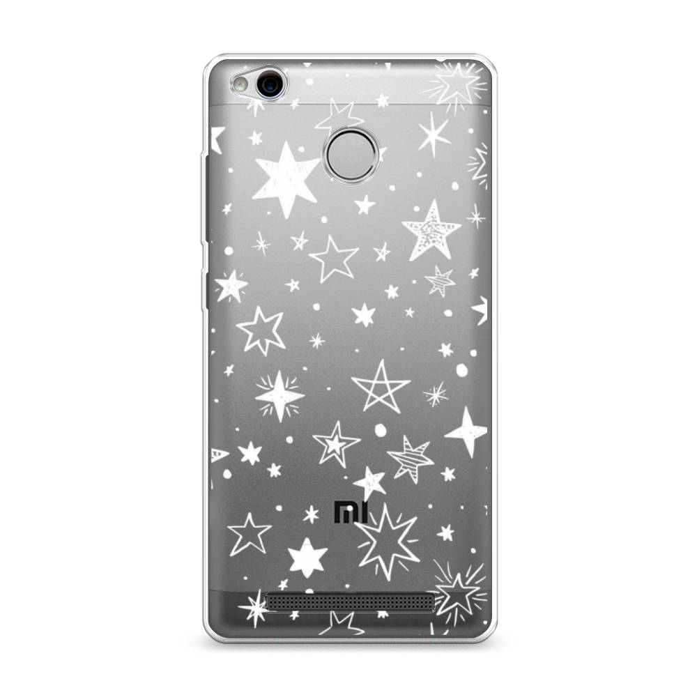 

Чехол Awog на Xiaomi Redmi 3 Pro (3S) "Звездочки графика белая", Разноцветный, 30950-7