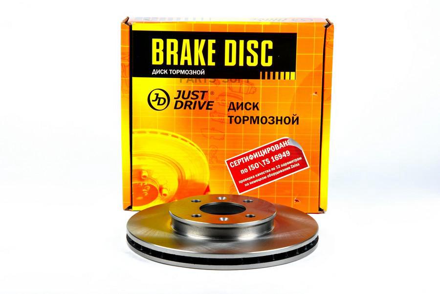

JUST DRIVE Диск тормозной передний 4 отв (256x22)