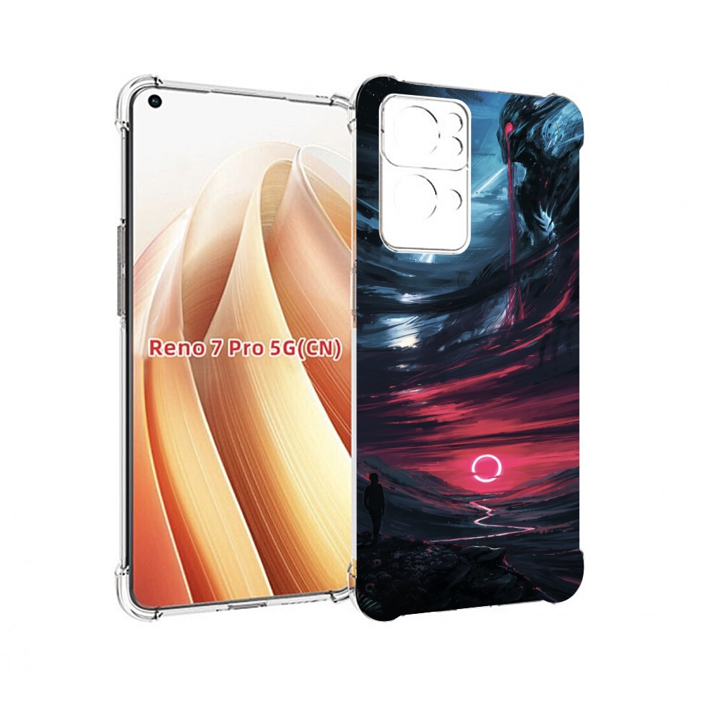 

Чехол MyPads страшный мир для OPPO Reno7 Pro 5G, Прозрачный, Tocco