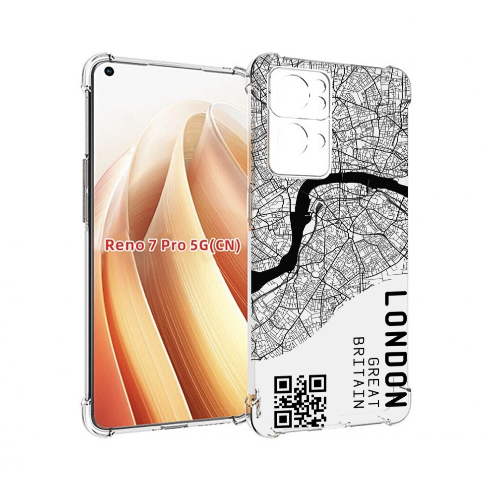 

Чехол MyPads схема-лондон для OPPO Reno7 Pro 5G, Прозрачный, Tocco