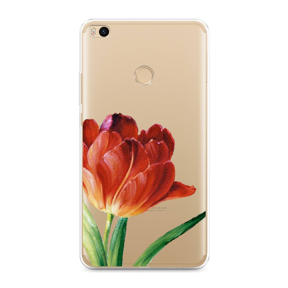 

Чехол Awog на Xiaomi Mi Max 2 "Красный тюльпан", Разноцветный, 32150-8