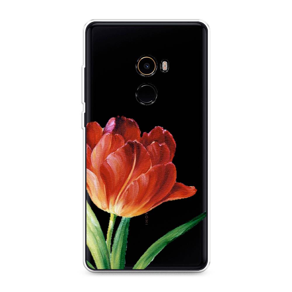 

Чехол Awog на Xiaomi Mi Mix 2 "Красный тюльпан", Разноцветный, 32550-8