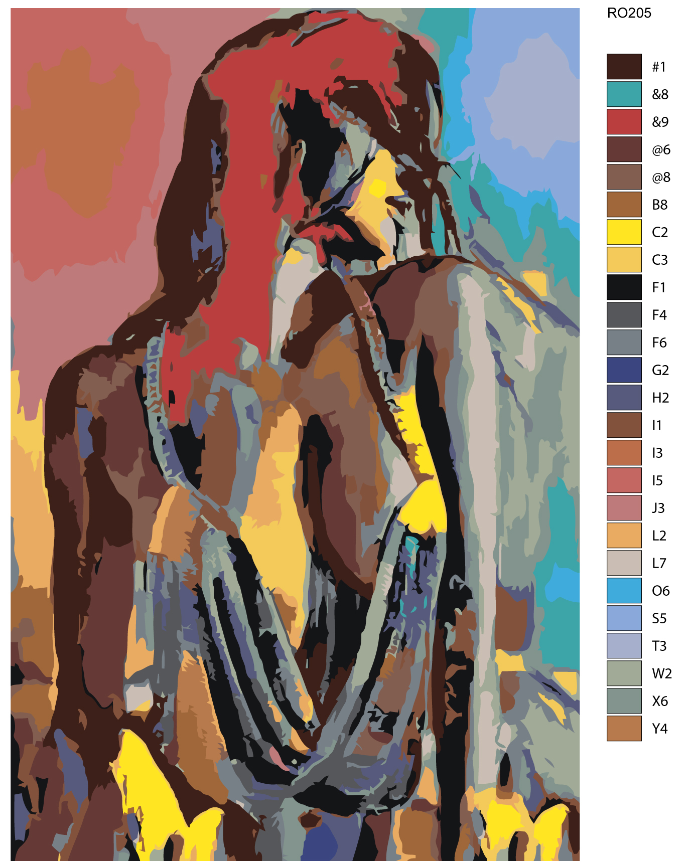 

Картина по номерам, Живопись по номерам, 80 x 120, RO205, RO205