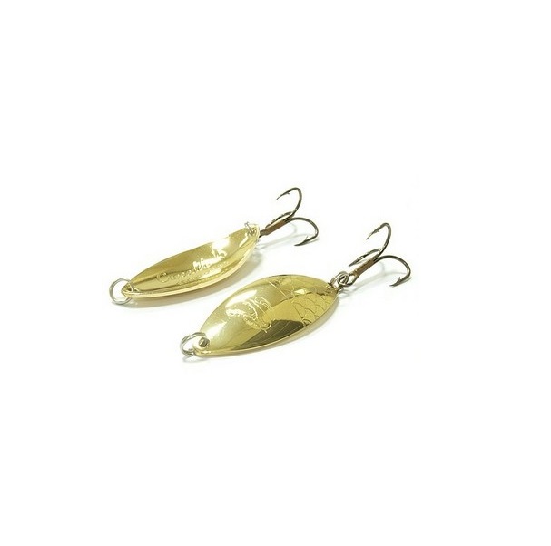 

Блесна колеблющаяся Mister Cro КРОКОДИЛ, 60/13 G, Золотистый;желтый, MCSKR6013G