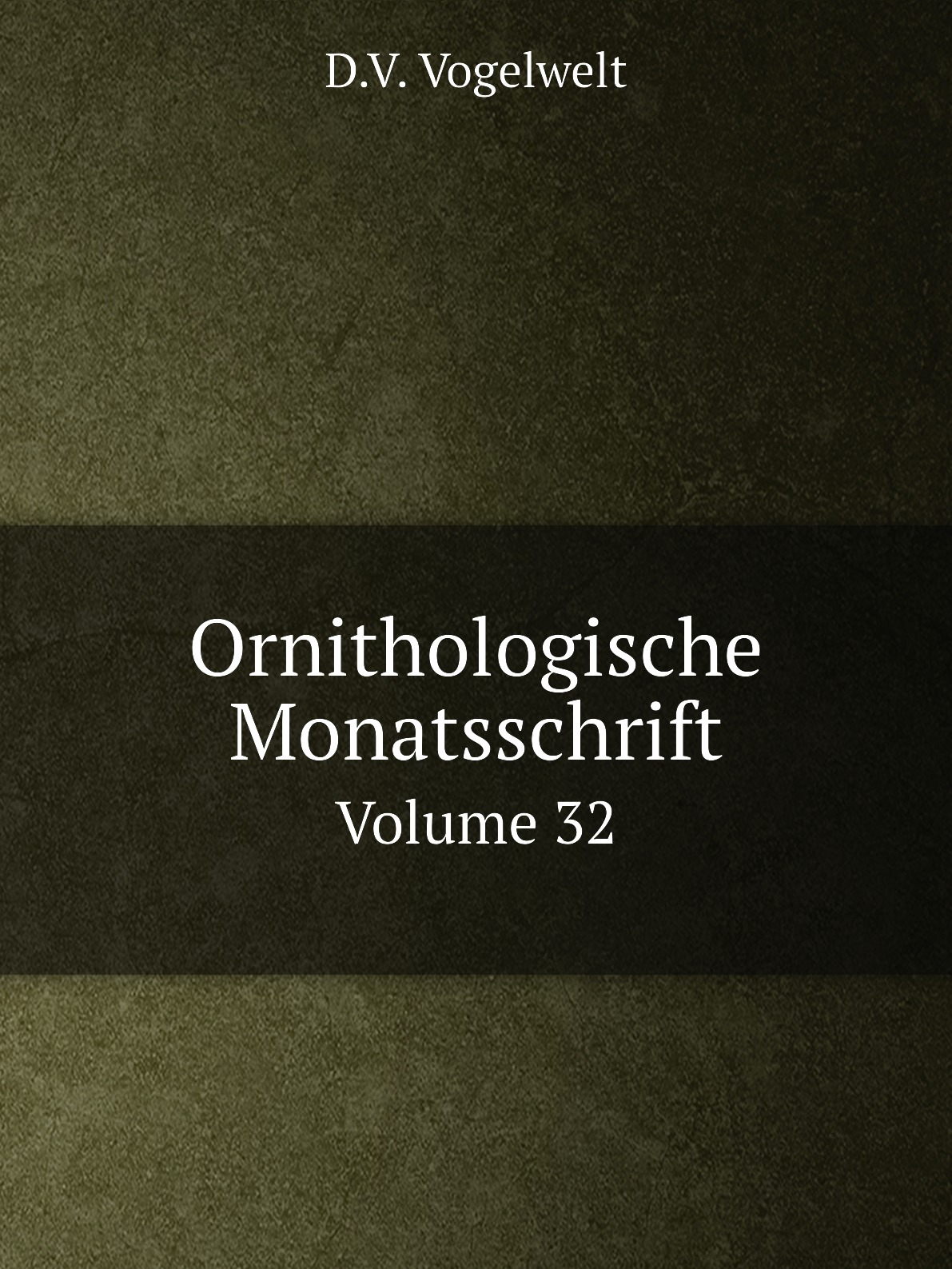 

Ornithologische Monatsschrift