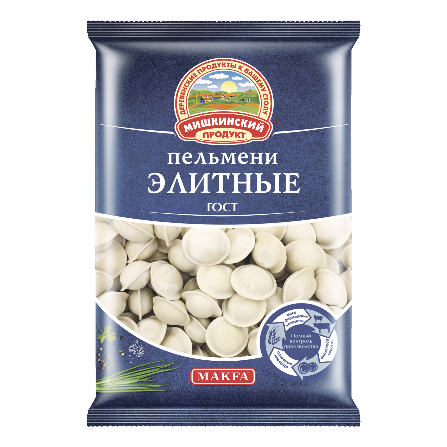 

Пельмени Мишкинский продукт Элитные 800 г