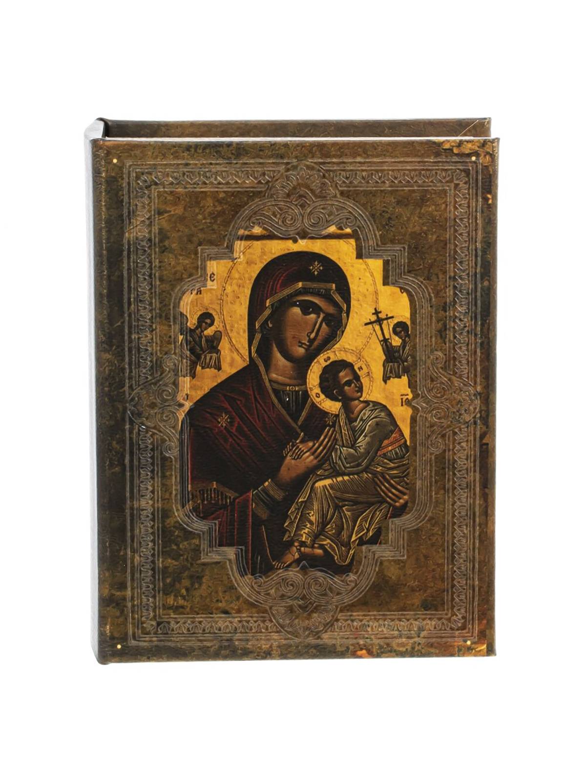 

Шкатулка-книга Remecoclub, деревянная, 19x6x25 см, Коричневый