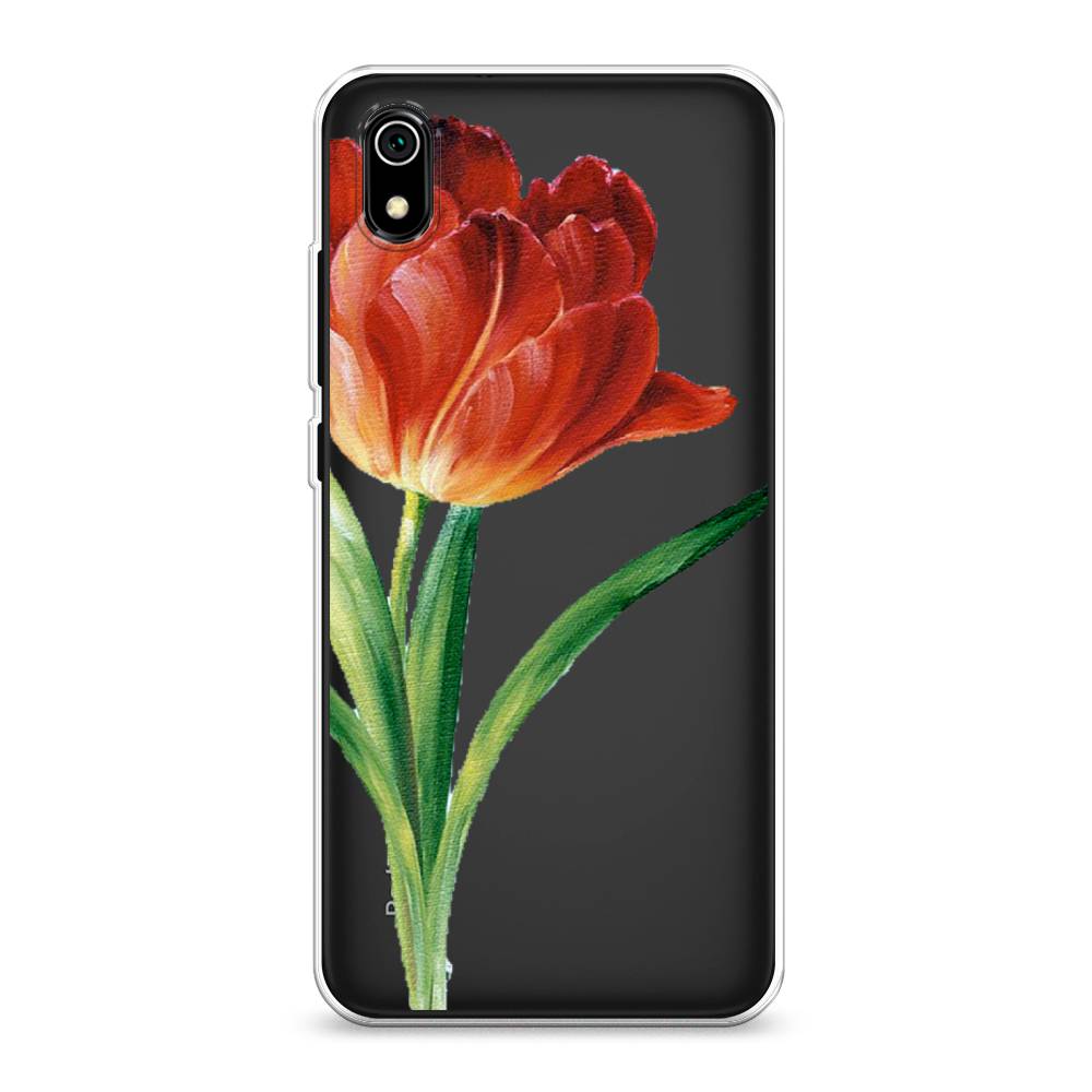 

Чехол Awog на Xiaomi Redmi 7A "Красный тюльпан", Разноцветный, 35450-8
