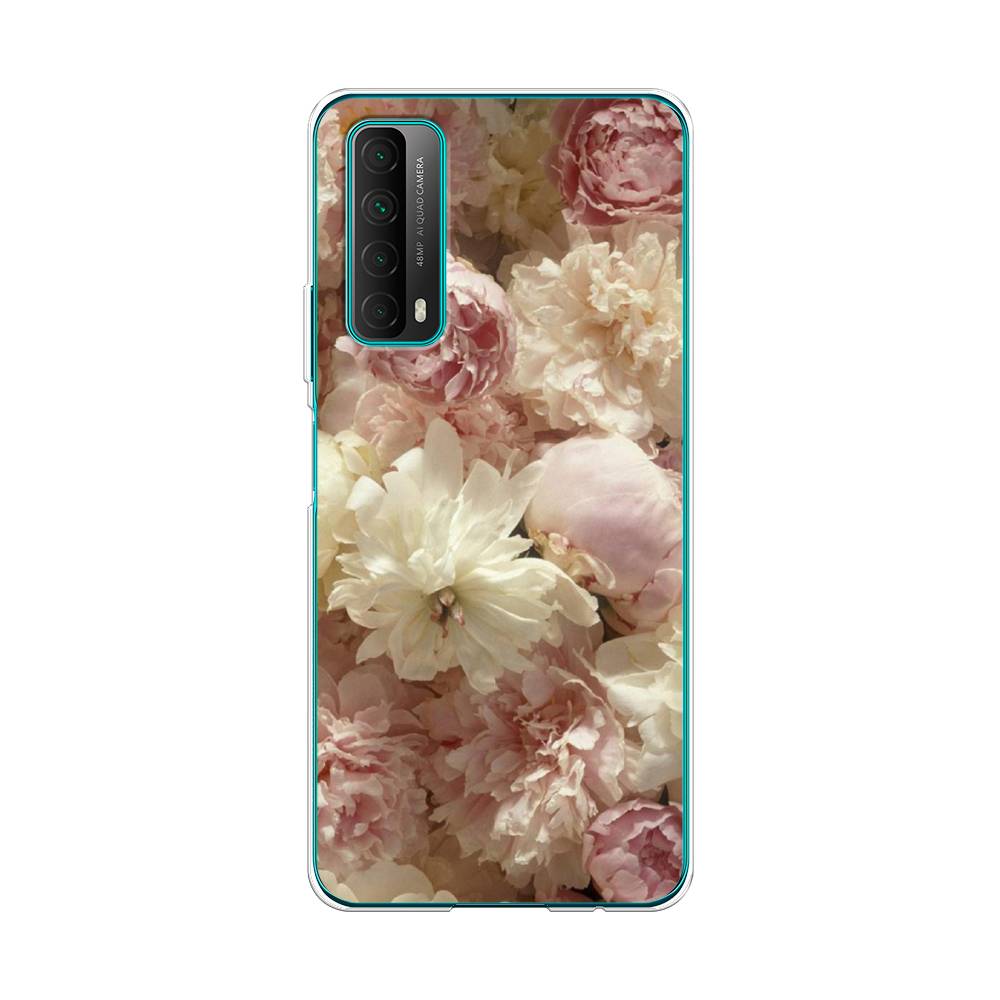 

Чехол Awog на Huawei P Smart 2021 "Пионы светлые", Разноцветный, 6104750-8