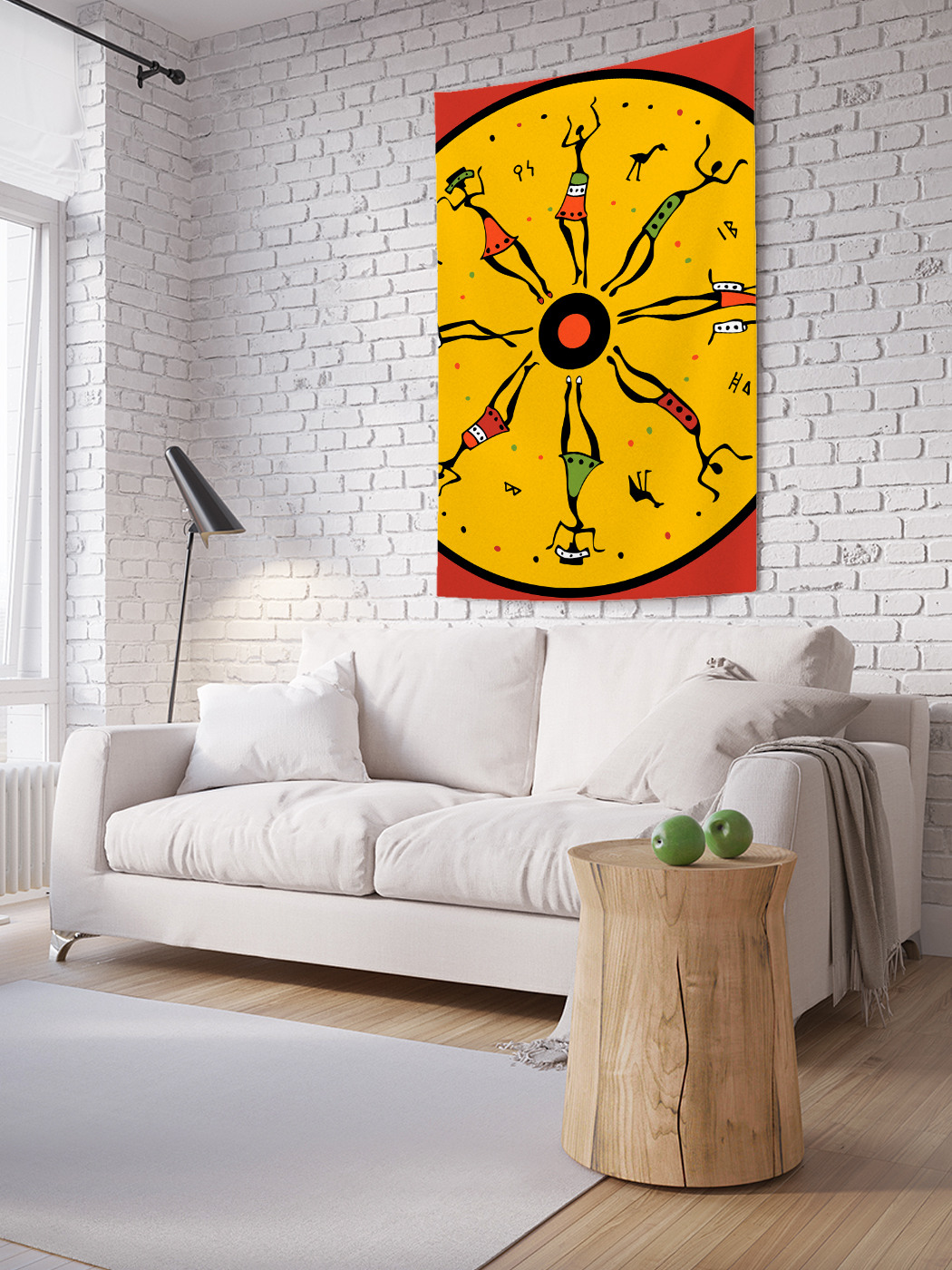 

Вертикальное фотопанно на стену JoyArty Африканский круг 100x150 см, Африканский круг