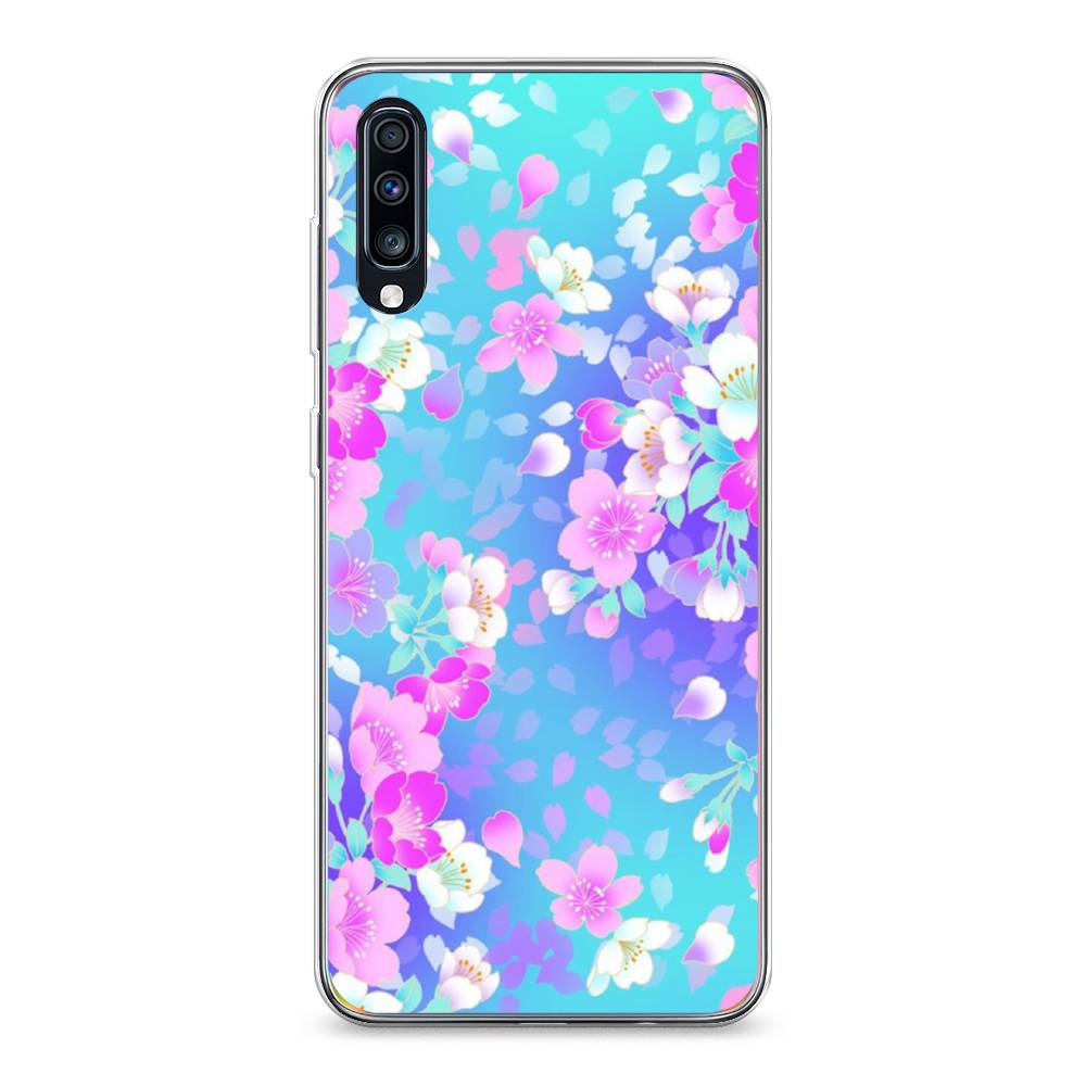 

Чехол Awog на Samsung Galaxy A70 "Яблоневые цветы", Разноцветный, 28150-8