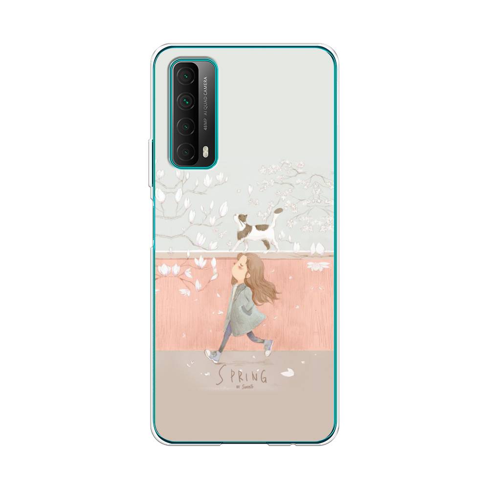 

Чехол Awog на Huawei P Smart 2021 "Девочка-весна", Разноцветный, 6104750-7