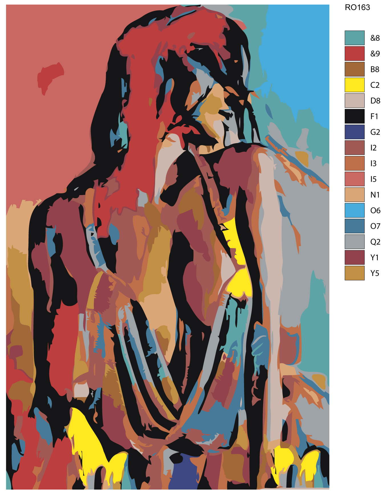 

Картина по номерам, Живопись по номерам, 60 x 90, RO163, RO163