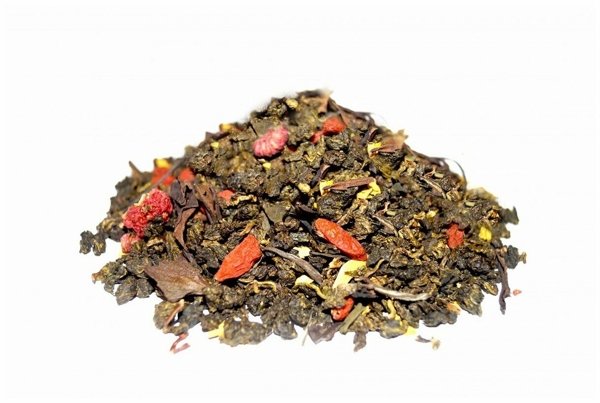 

Чай Gutenberg зелёный Годжи - Малина 300 г 3 уп.х100 г)