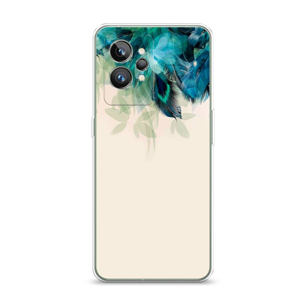 

Чехол Awog на Realme GT 2 Pro "Перья голубого цвета", Разноцветный, 258650-2
