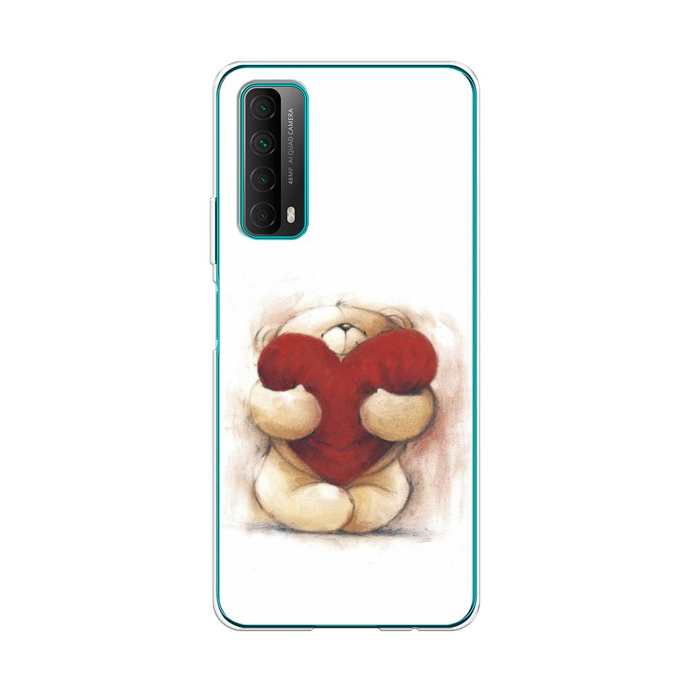 

Чехол Awog на Huawei P Smart 2021 "Мишка с сердцем 1", Разноцветный, 6104750-6