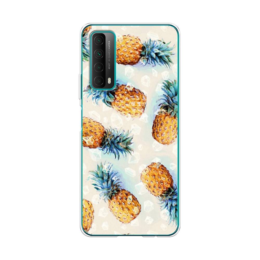 

Чехол Awog на Huawei P Smart 2021 "Ананасы", Разноцветный, 6104750-3