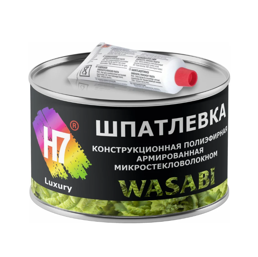 

Шпатлевка со стекловолокном 1,8кг Wasabi H7, Зеленый