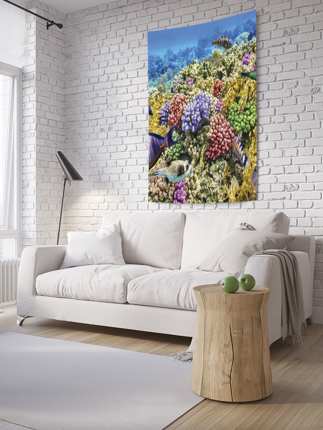 

Вертикальное фотопанно на стену JoyArty Коралловые холмы 150x200 см, Коралловые холмы