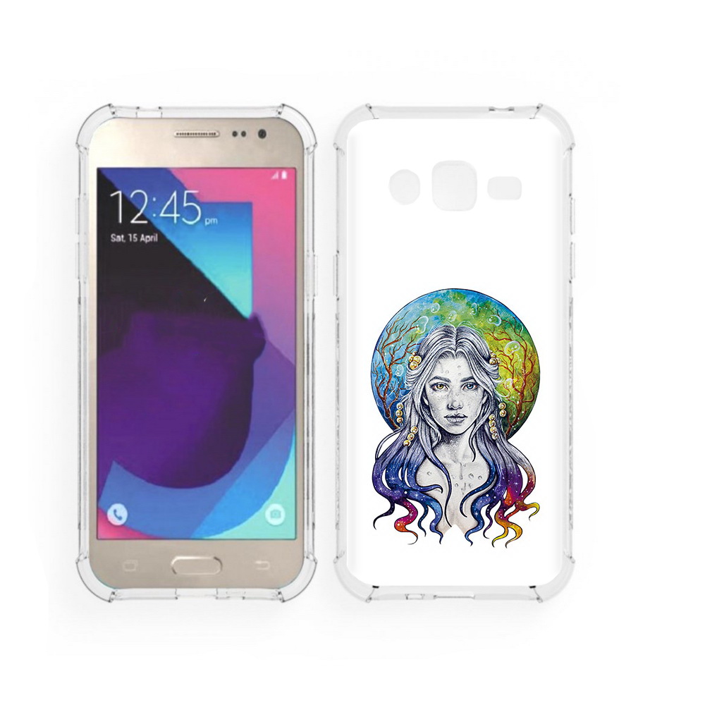 Чехол MyPads Tocco для Samsung Galaxy J2 девушка с красивыми волосами (PT226924.572.313)