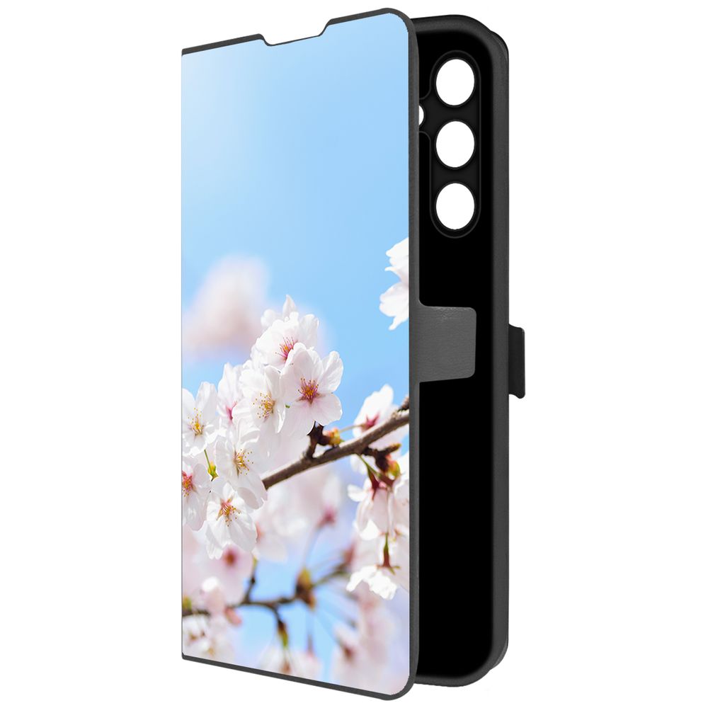 

Чехол-книжка Krutoff Eco Book для Samsung Galaxy A25 5G (A256) Цветение (черный)