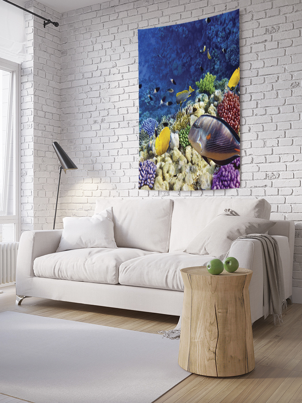 

Вертикальное фотопанно на стену JoyArty Рыбный уют 150x200 см, Рыбный уют