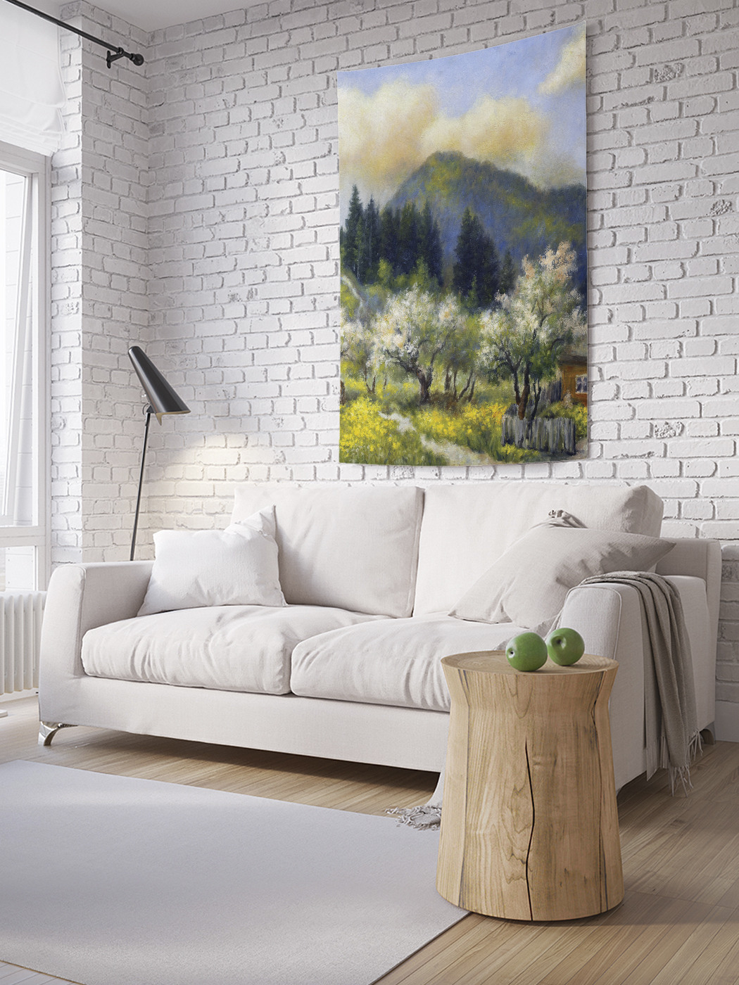 

Вертикальное фотопанно на стену JoyArty Тихая деревушка 150x200 см, Тихая деревушка