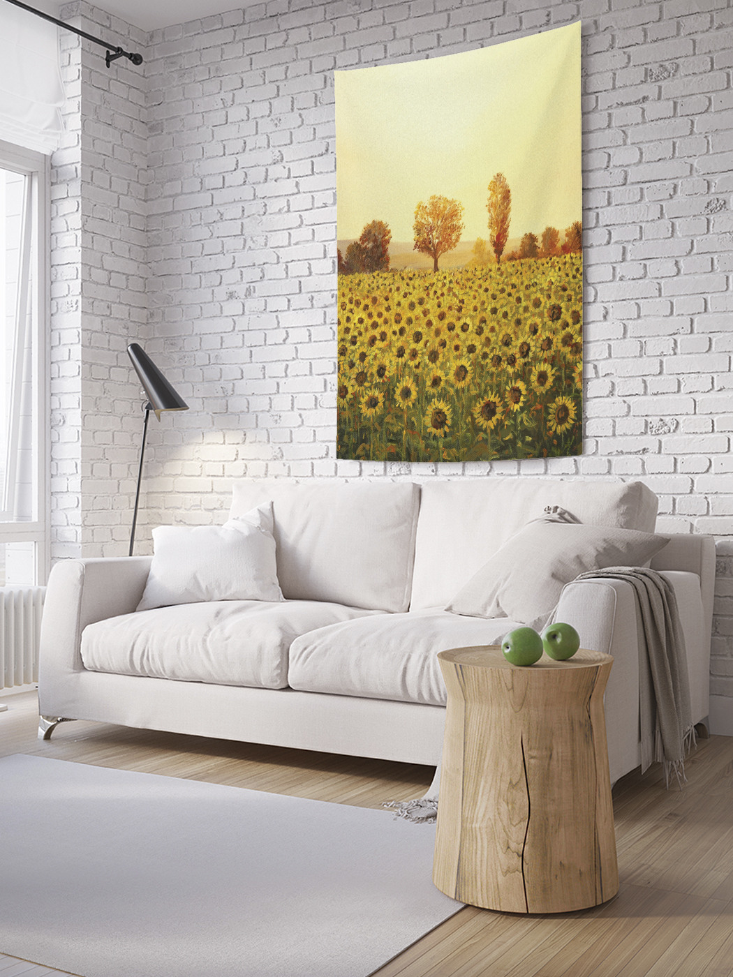 

Вертикальное фотопанно на стену JoyArty Поле солнца 150x200 см, Поле солнца