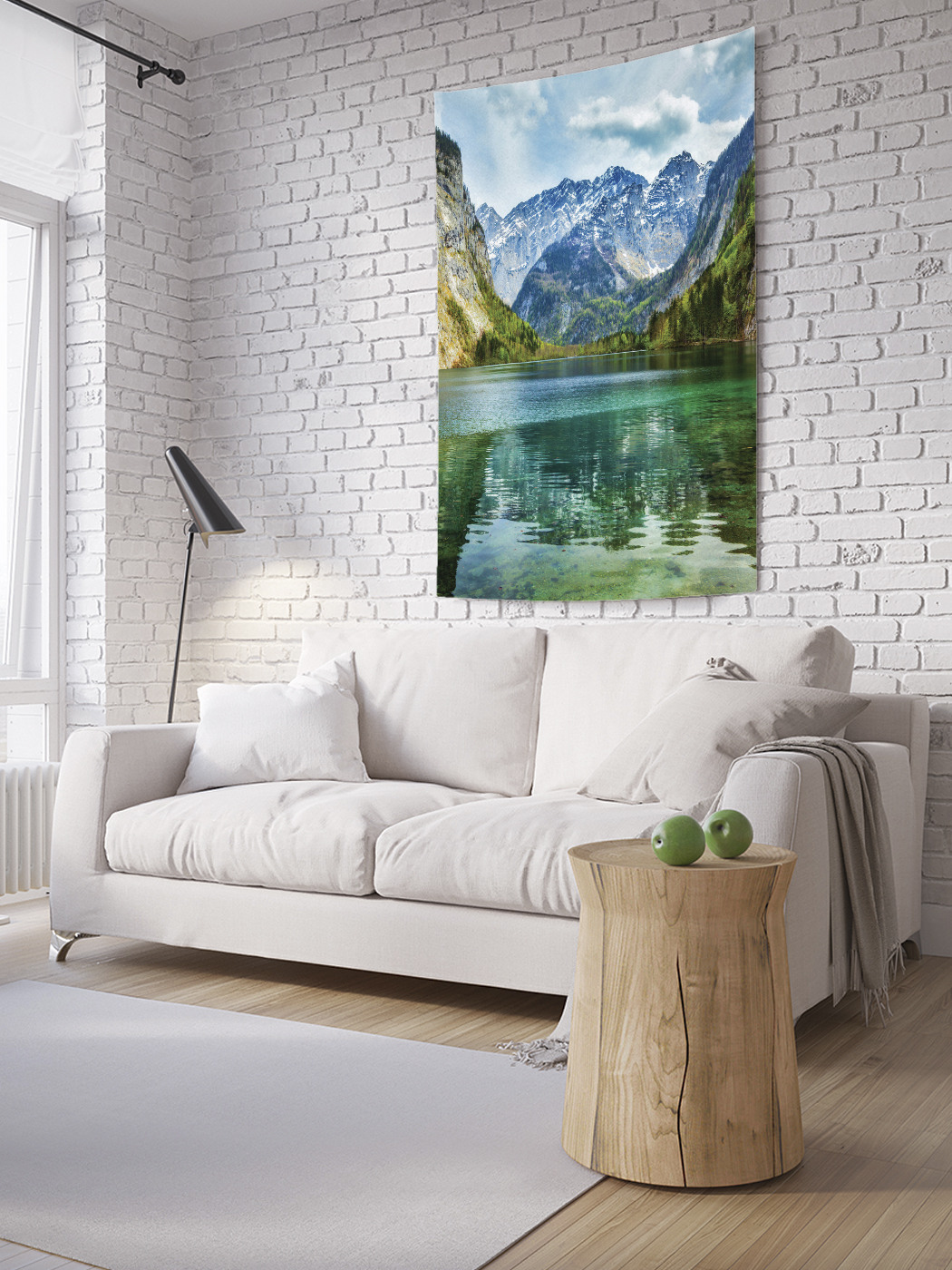 

Вертикальное фотопанно на стену JoyArty Вплавь между гор 150x200 см, Вплавь между гор