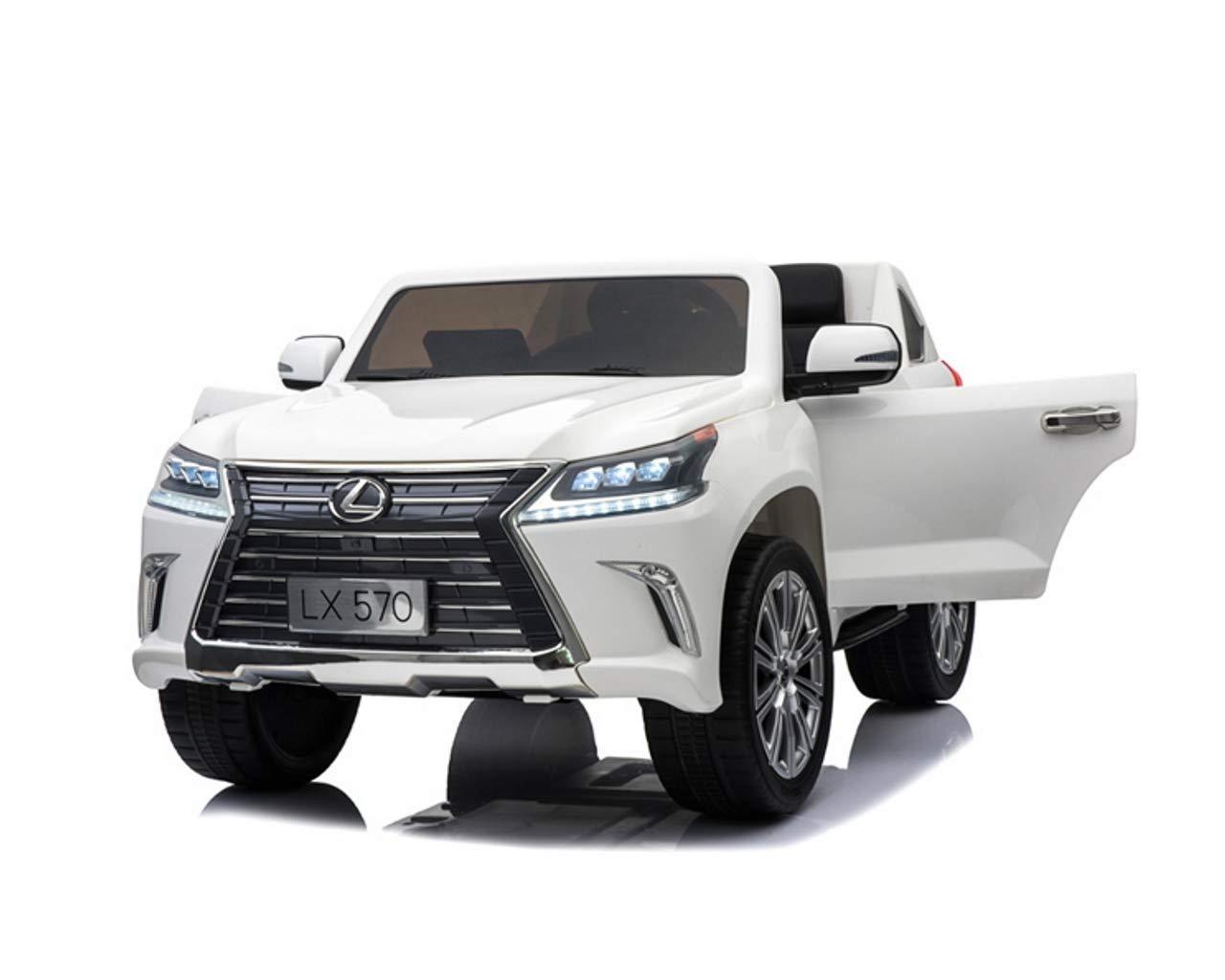 фото Детский электромобиль dake lexus lx570 4wd mp3 - dk-lx570-white