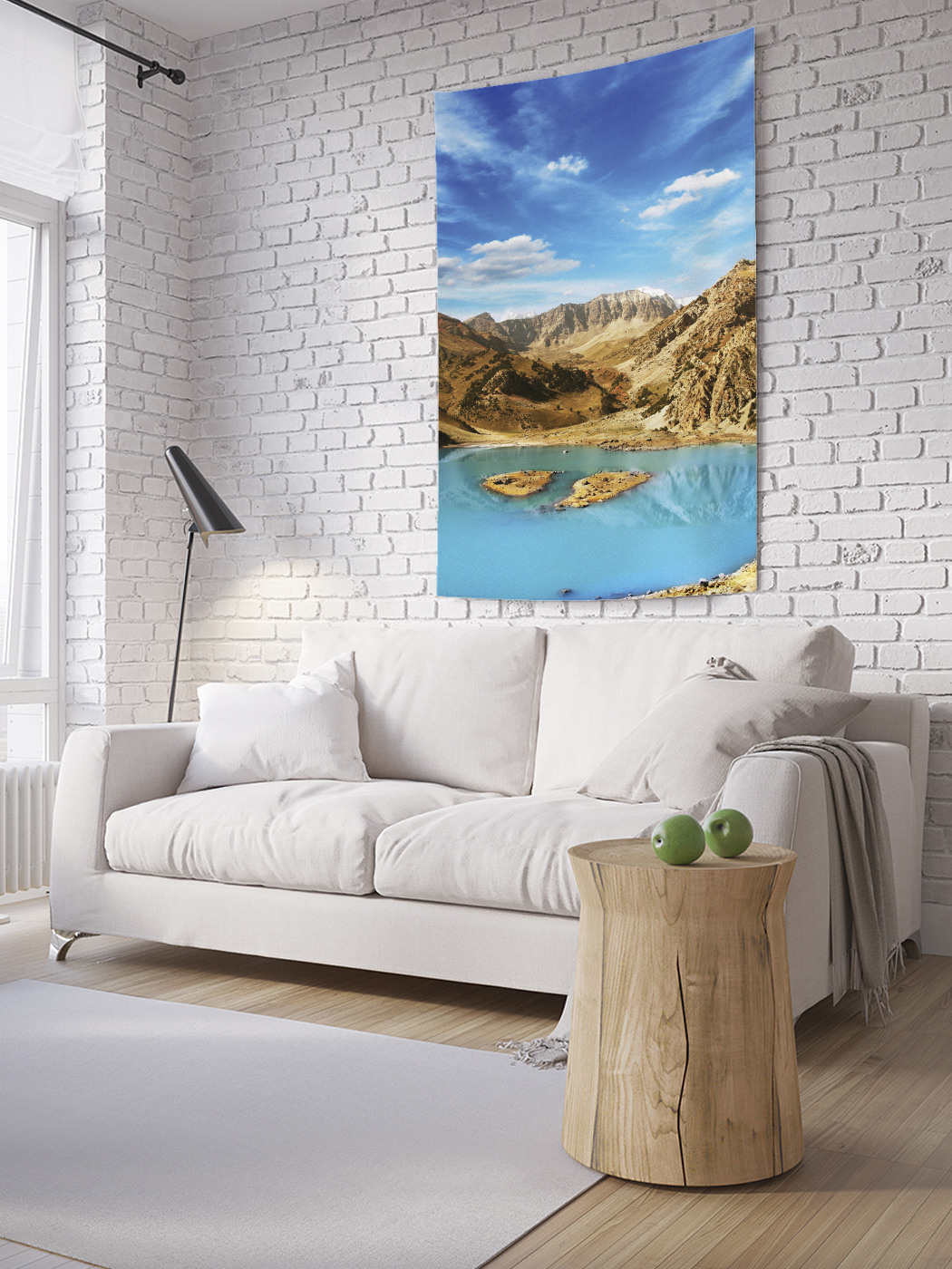 

Вертикальное фотопанно на стену JoyArty Остров на озере 150x200 см, Остров на озере