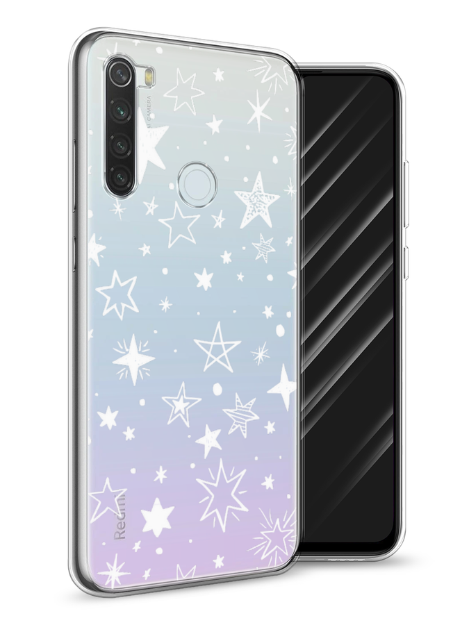 

Чехол Awog на Xiaomi Redmi Note 8T "Звездочки графика белая", Разноцветный, 37450-7